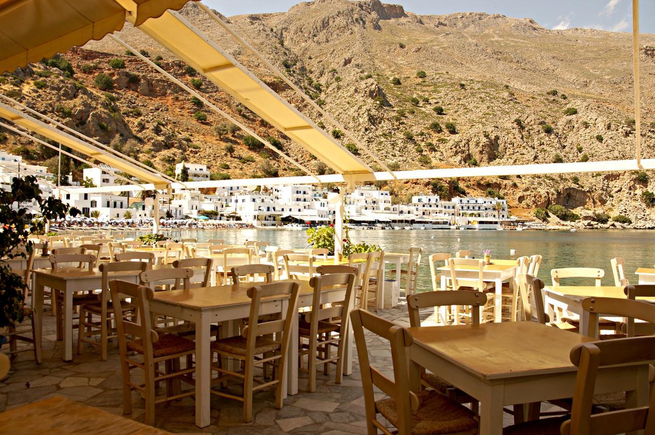 Madares Hotel Loutro Buitenkant foto