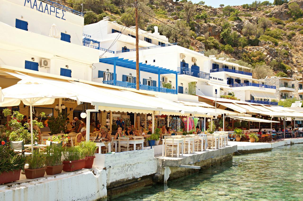 Madares Hotel Loutro Buitenkant foto