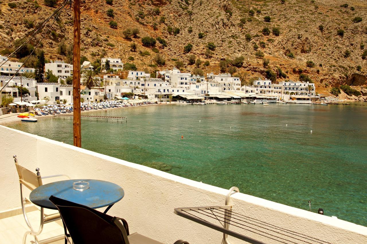 Madares Hotel Loutro Buitenkant foto