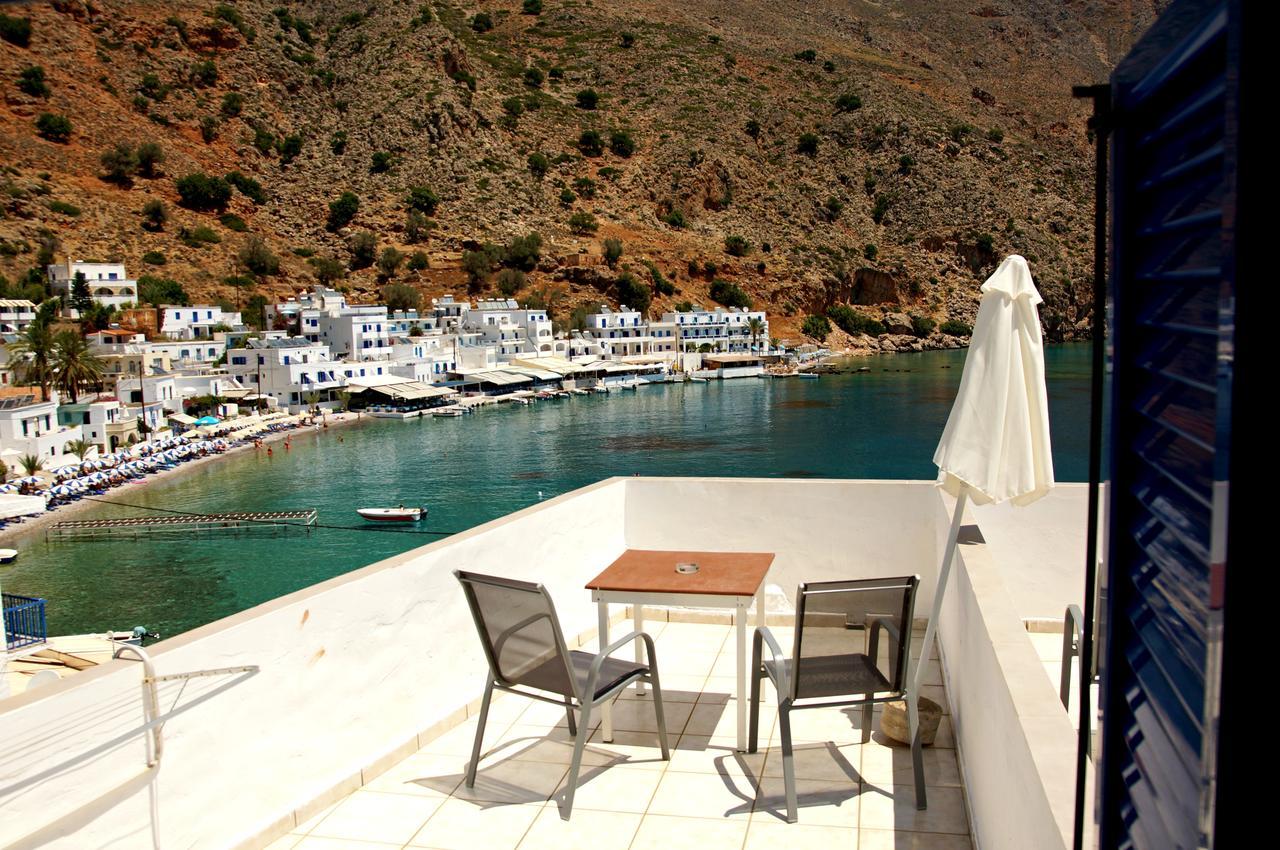 Madares Hotel Loutro Buitenkant foto