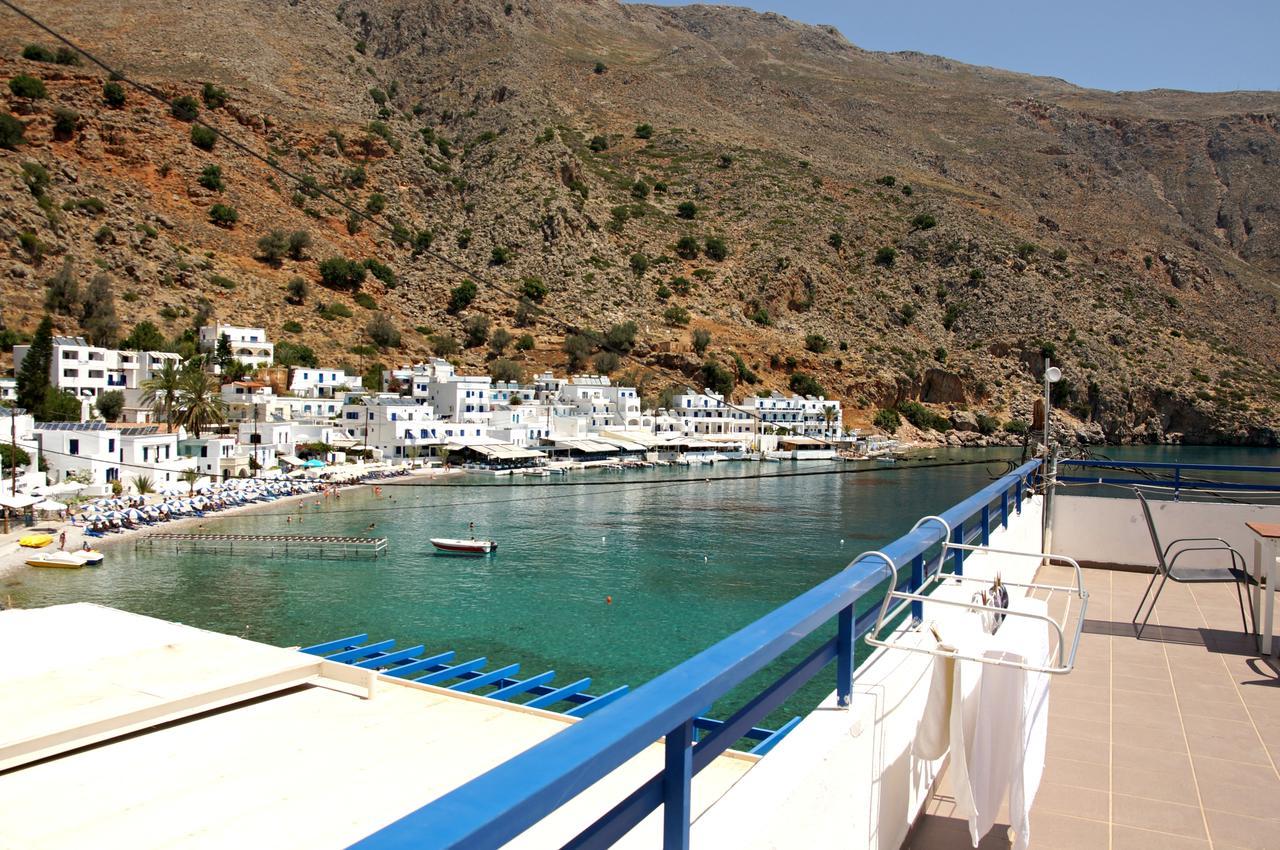 Madares Hotel Loutro Buitenkant foto